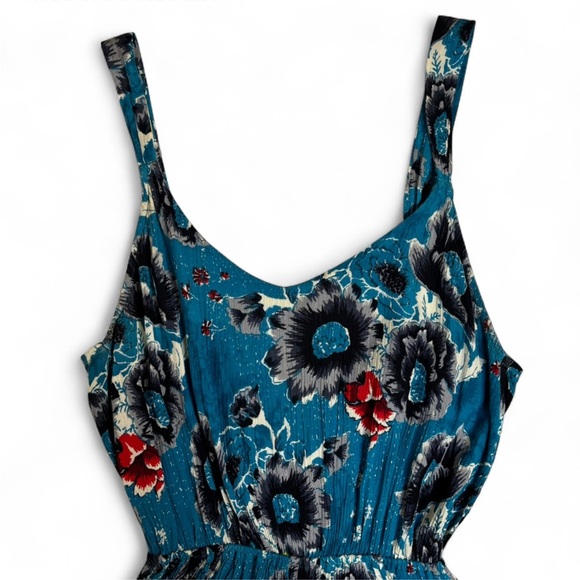 Billabong | Blue Floral Romper | Small - Picture 5 of 7